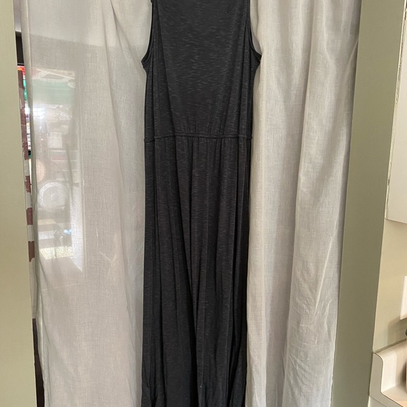 Mossimo Dark Grey Grecian Maxi dress XL - Picture 2 of 3